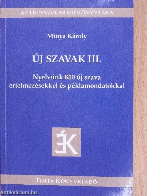 Új szavak III.