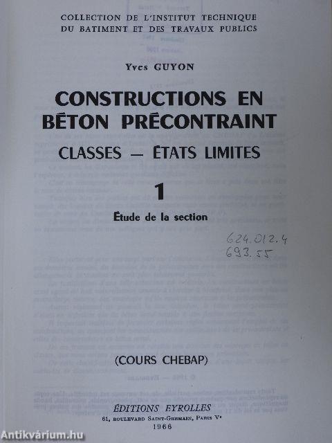 Constructions en Béton Précontraint 1.