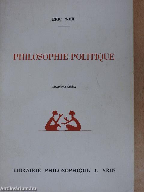 Philosophie Politique