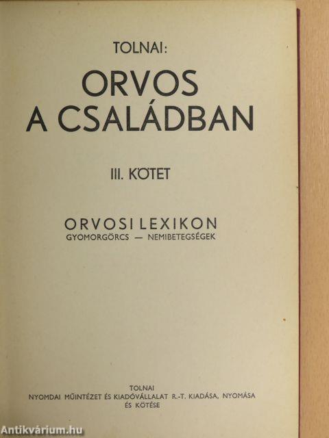 Orvos a családban III.