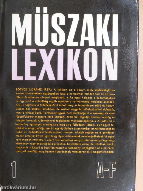 Műszaki lexikon 1-3.