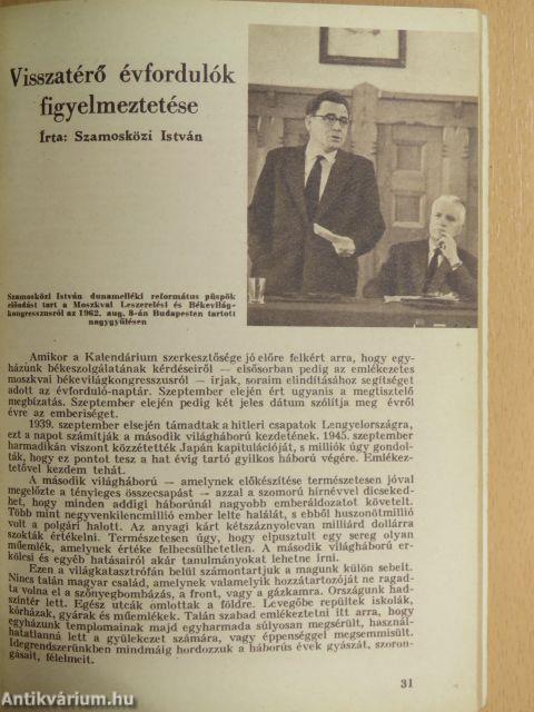 Képes Kálvin Kalendárium 1963