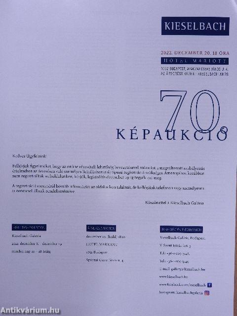 Kieselbach 70. képaukció