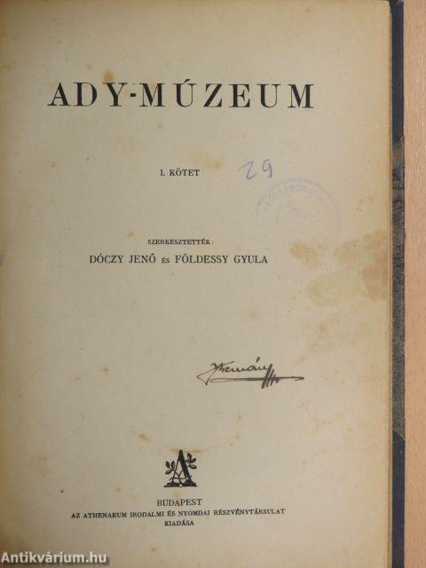 Ady-Múzeum I.