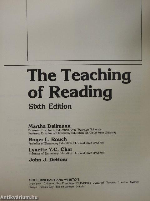 The Teaching of Reading