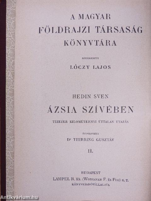 Ázsia szívében II. (töredék)