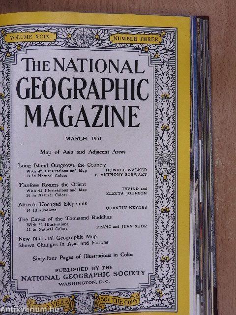 The National Geographic Magazine (vegyes számok) (5 db)