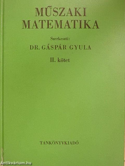 Műszaki matematika II.