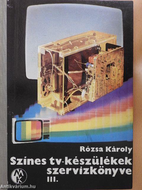 Színes tv-készülékek szervizkönyve III.