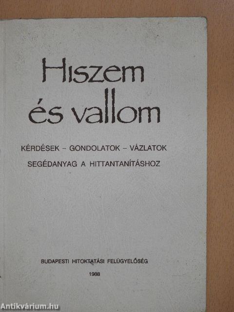 Hiszem és vallom