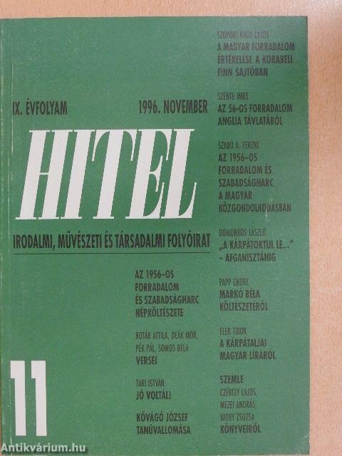 Hitel 1996. november