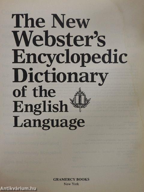 The New Webster's Encyclopedic Dictionary of the English Language