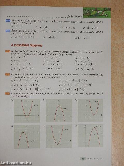 Sokszínű matematika feladatgyűjtemény 9-10.