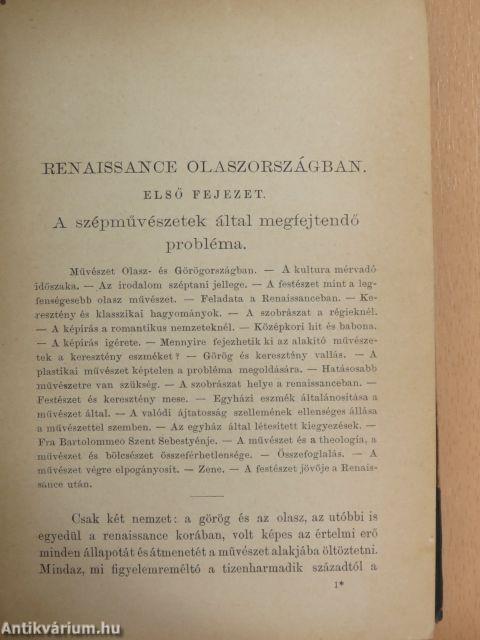 Renaissance Olaszországban III.