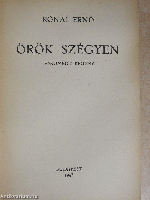 Örök szégyen