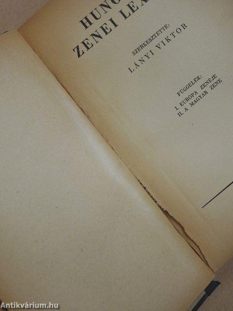 Hungária zenei lexikon