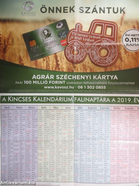 Kincses Kalendárium 2019