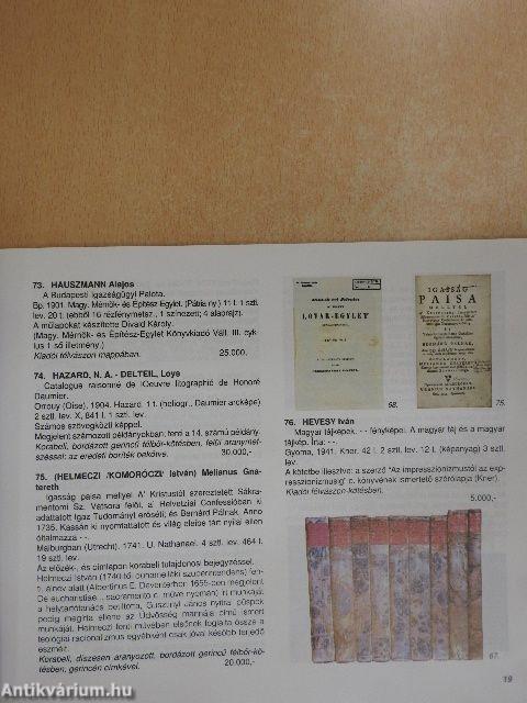 Múzeum Antikvárium X. árverése