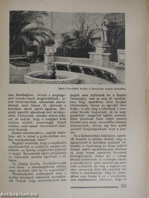 Szalézi Értesítő 1937. május