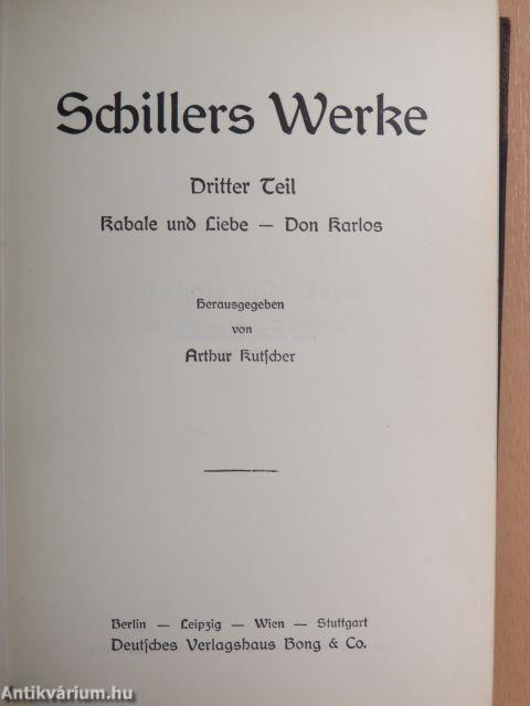 Schillers Werke 3-5. (gótbetűs)