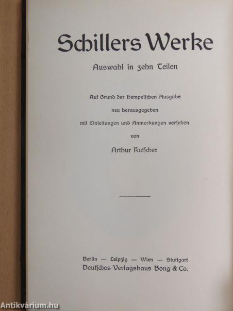 Schillers Werke 3-5. (gótbetűs)