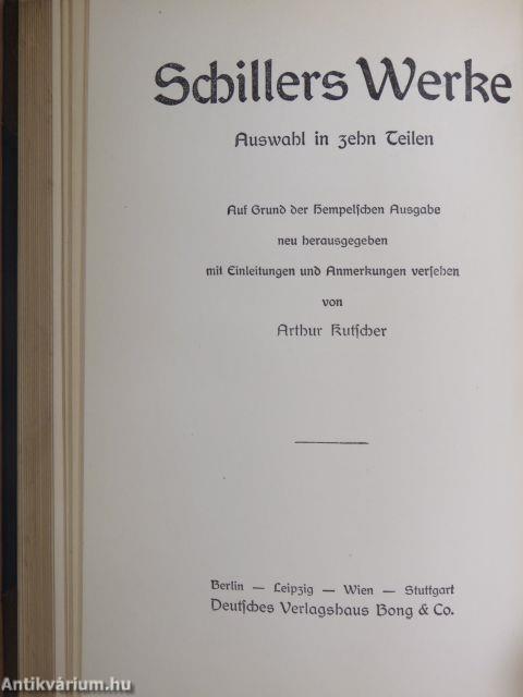 Schillers Werke 3-5. (gótbetűs)