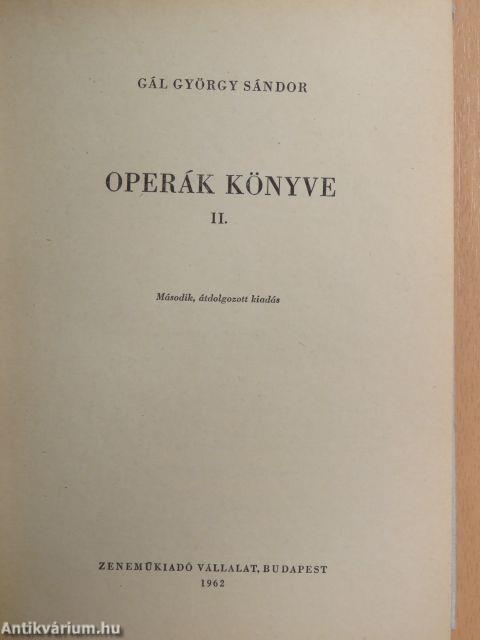 Operák könyve II.