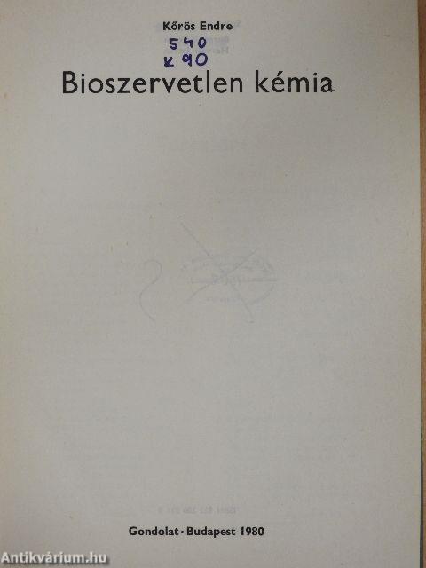 Bioszervetlen kémia