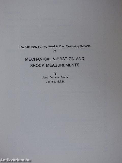 Mechanical Vibration and Shock Measurements