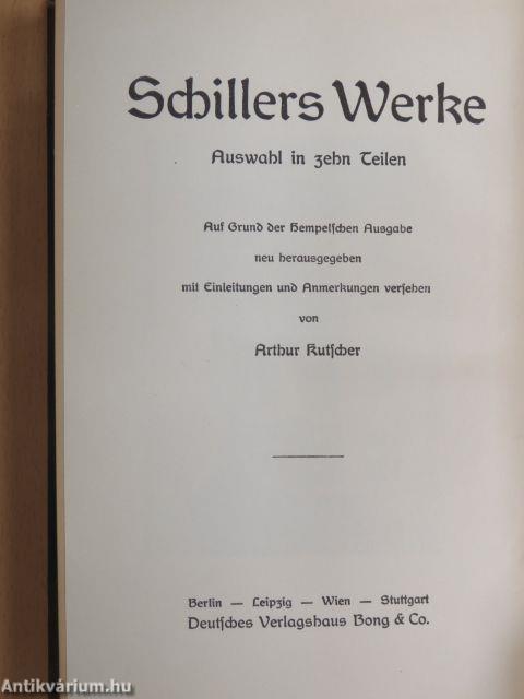 Schillers Werke 8-10. (gótbetűs)