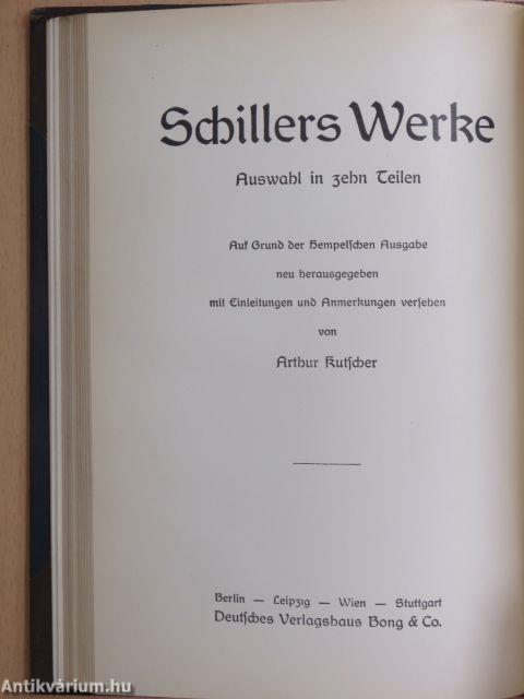 Schillers Werke 8-10. (gótbetűs)