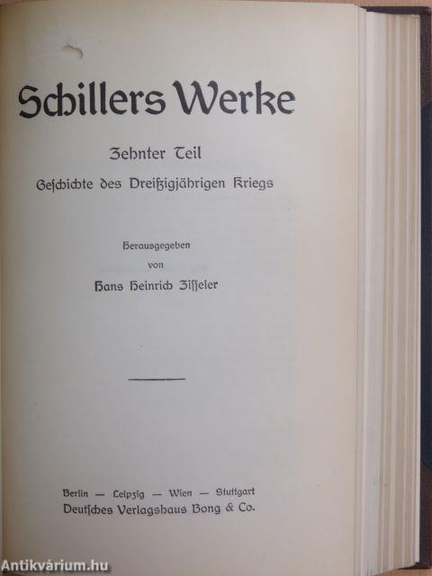 Schillers Werke 8-10. (gótbetűs)