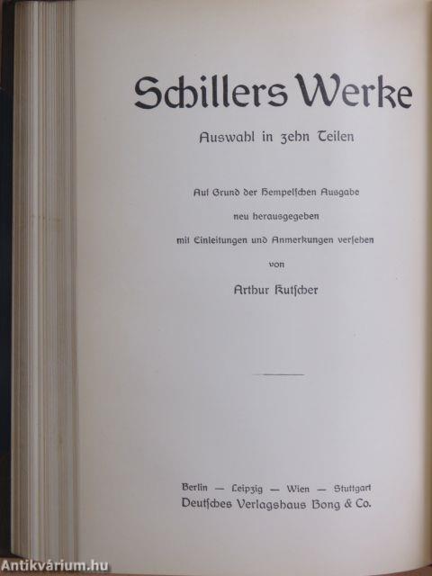 Schillers Werke 8-10. (gótbetűs)