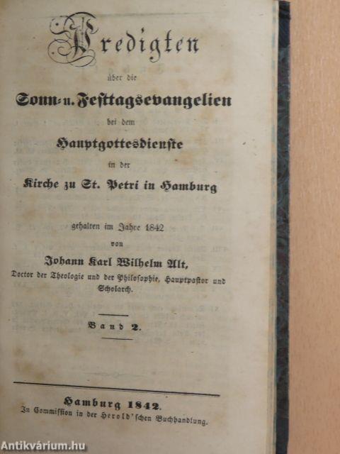 Predigten über die Sonn- u. Festtagsevangelien bei dem Hauptgottesdienste in der Kirche zu St. Petri in Hamburg 1-4. (gótbetűs)