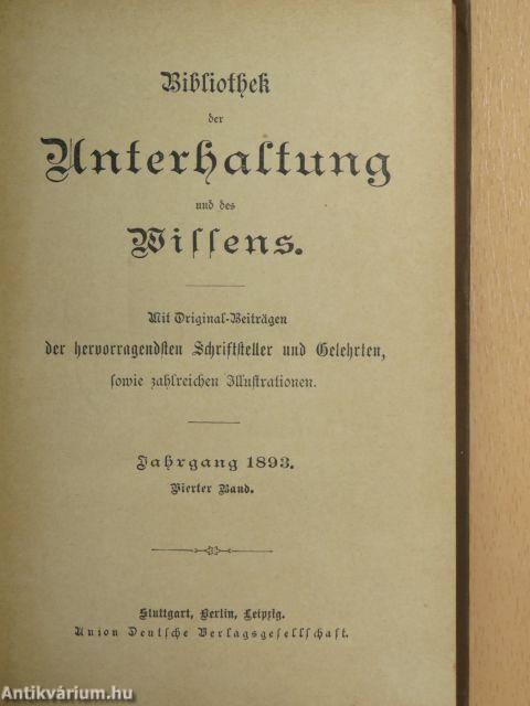 Bibliothek der Unterhaltung und des Wissens 1893/4. (gótbetűs)