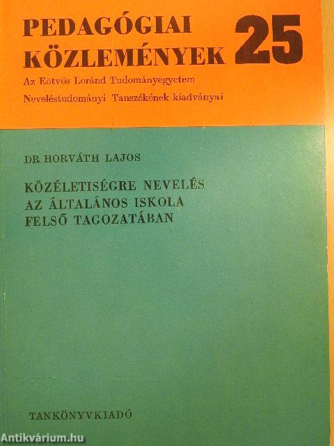 Közéletiségre nevelés az általános iskola felső tagozatában