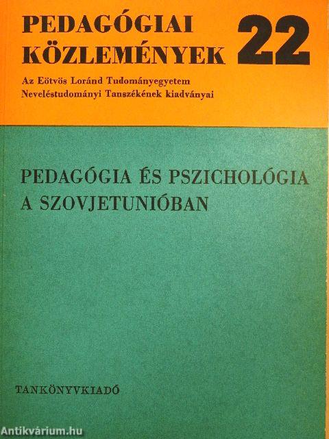 Pedagógia és pszichológia a Szovjetunióban