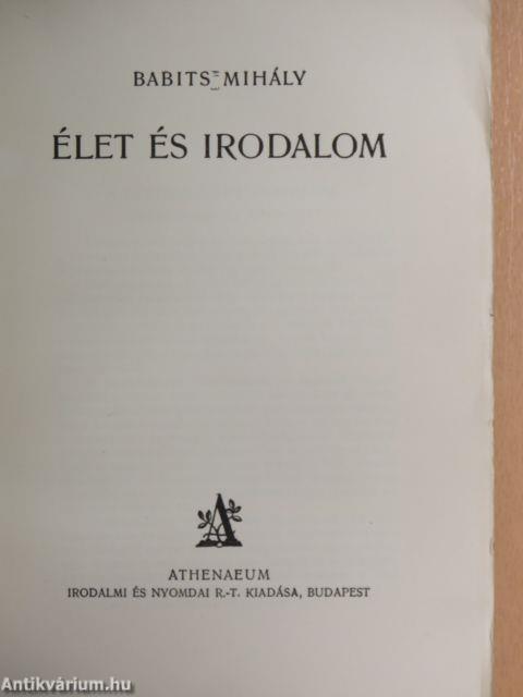 Élet és irodalom