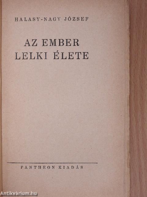 Az ember lelki élete (dedikált példány)