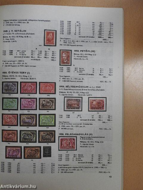 Magyar bélyegek árjegyzéke 1981