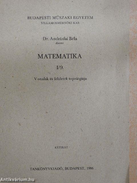 Matematika I/9.