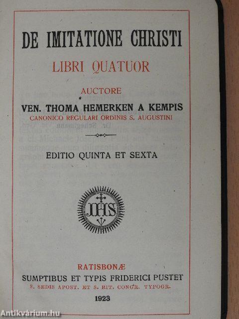 De imitatione Christi