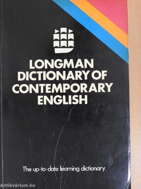 Longman Dictionary of contemporary english