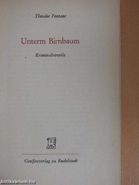 Unterm Birnbaum