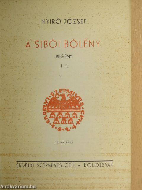 A sibói bölény I-II.