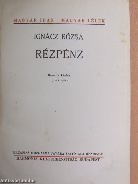 Rézpénz I-II.