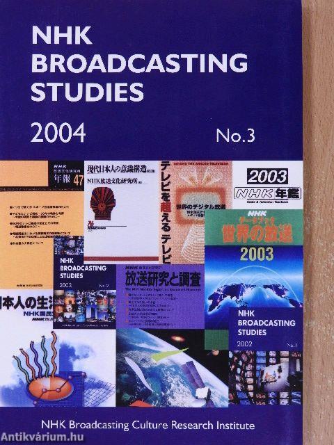 NHK Broadcasting Studies 3.