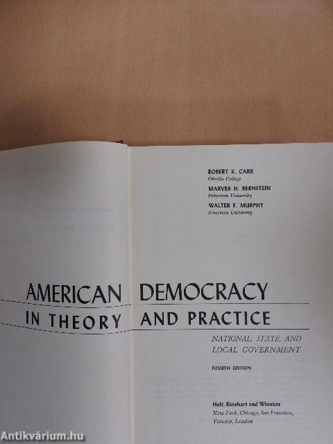 American Democracy in Theory and Practice