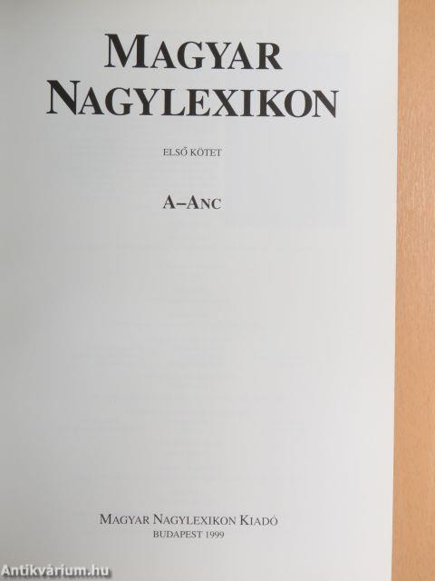 Magyar Nagylexikon 1-19.