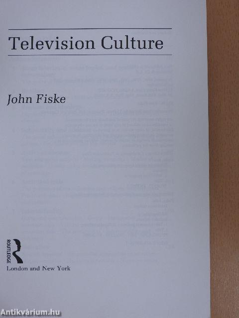 Television Culture